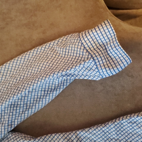 New York & Company Checked button down top - Picture 5 of 6